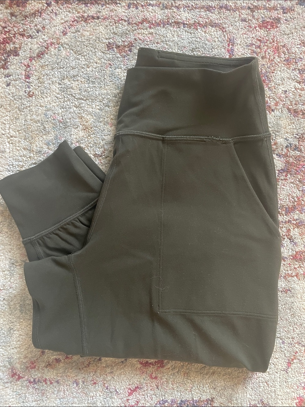 lululemon athletica Olive Green High-Rise Track Joggers